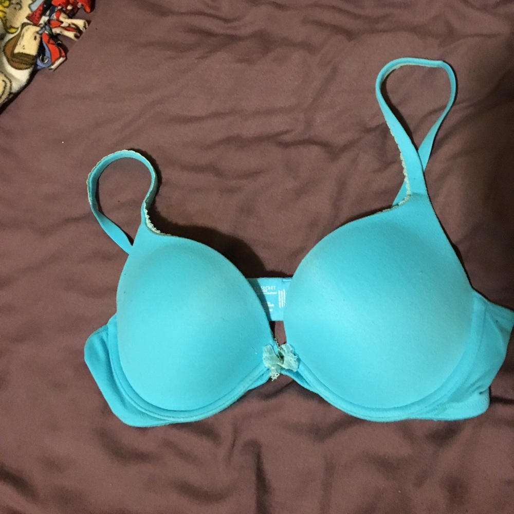 COPY - Teal Victoria Secret push up bra size 36C